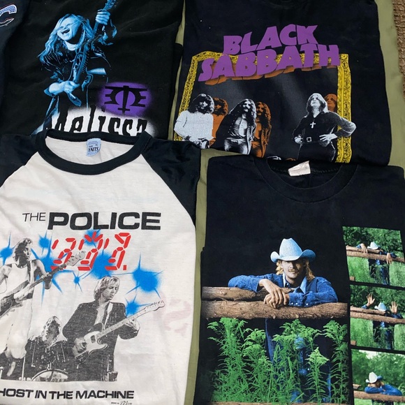 Shirts 9 Vintage Band T Shirts Poshmark